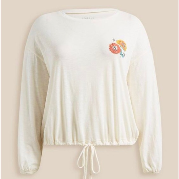 torrid Tops - New Torrid Size 1 (fits like a 2) - Classic Fit Drop Shoulder Long Sleeve Tee 🌸